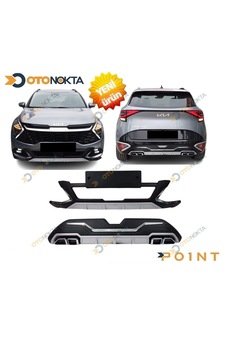 Kia Sportage 5 Ön, Arka Difüzör Tampon Koruma Seti 2022 Üzeri