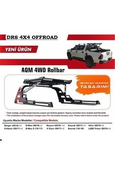 Volkswagen Amarok 2010-2016 Modeller Arası Aqm4wd Rollbar