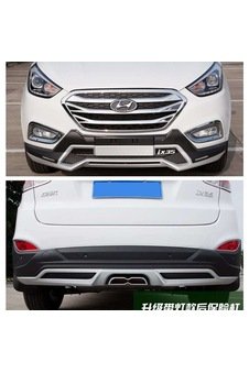 Hyundai İx35 2010- Ön ve Arka Koruma Çift Çıkış Egsozlu Egzozlu