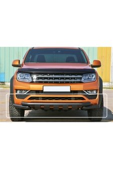 IMG-4142397255058310316.jpg Vw Amarok Ön Koruma Demiri Siyah Aqm-76Lık - Görsel 1