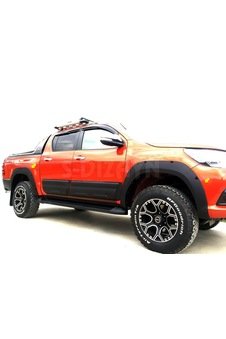 Toyota Hilux Çamurluk Kaplaması Dodik Seti Abs Plastik 2015 Ve Üz
