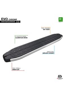 Toyota Hilux 8 Evo Krom Yan Basamak 203 Cm 2015 Üzeri