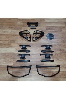 Mitsubishi L200 2006-2011 Black Edition Çerçeve Seti