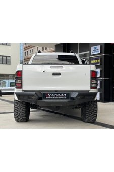 Toyota Hilux Vigo Revo Uyumlu M20 Arka Çelik Tampon Aqm4Wd 3.7