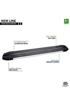 Toyota Hilux 8 Newline Aluminyum Yan Basamak 203 Cm 2015 Üzeri