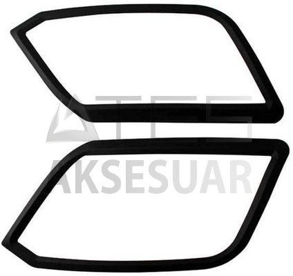 VOLKSWAGEN AMAROK 2010-2020 FAR ÇERCEVESI - SIYAH