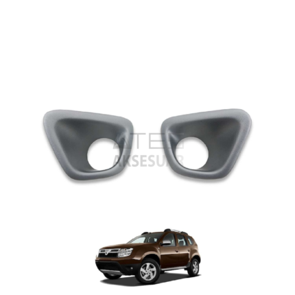 Dacia Duster Sis Farı Çerçevesi Mat Gri 2010-2017